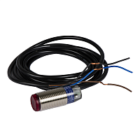 SCHNEIDER ELECTRIC Фотодатчик, цилиндрический, 24В, кабель 2М, 60СМ (XUB5BNANL2)