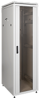 Шкаф сетевой 19 LINEA N 24U 600х800 мм стекляннаяпередняя дверь, задняя металлическая серый '