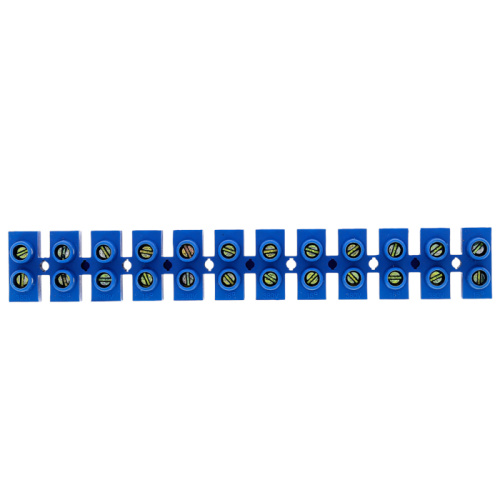 EKF Колодка клеммная 40мм 100А полистирол синяя PROxima  (10шт) (plc-KK-40-100-ps-s) фото 2
