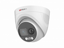Hi-Watch Видеокамера 2Мп уличная купольная HD-TVI камера с EXIR-подсветкой до 20м и PIR (DS-T213X (2.8 mm))