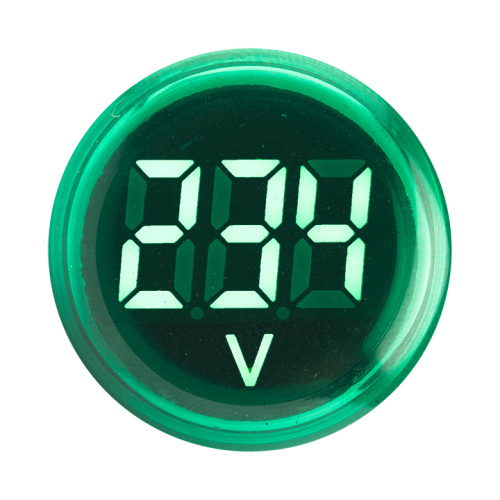 EKF Индикатор значения напряжения зеленый ED16-22VD PROxima (ed16-22vd-g)