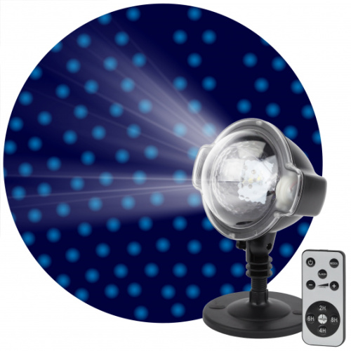 ЭРА ENIOP-03  Проектор LED Падающий снег мультирежим холодный свет, 220V, IP44  (12/72) (Б0041644) фото 2